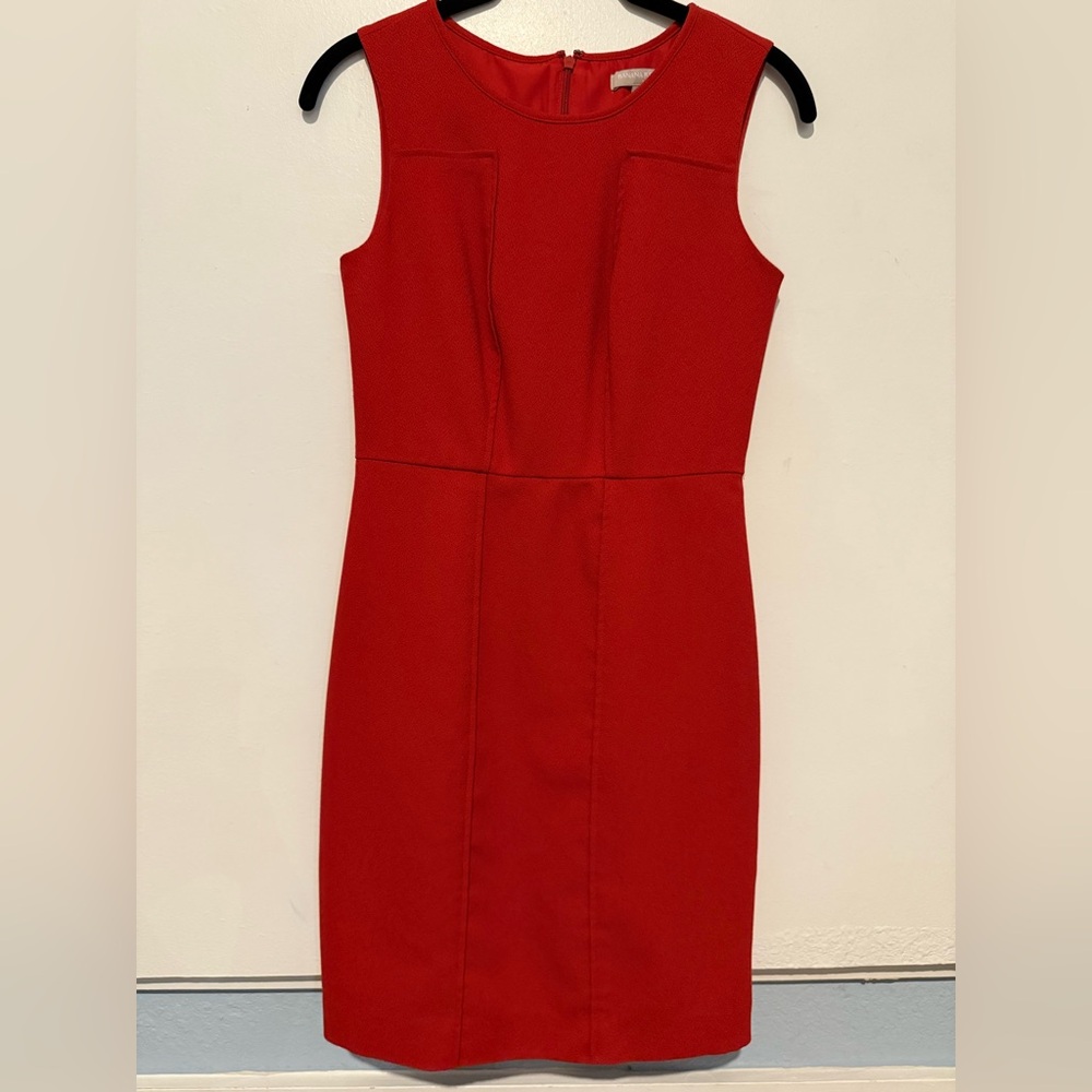Red business dress